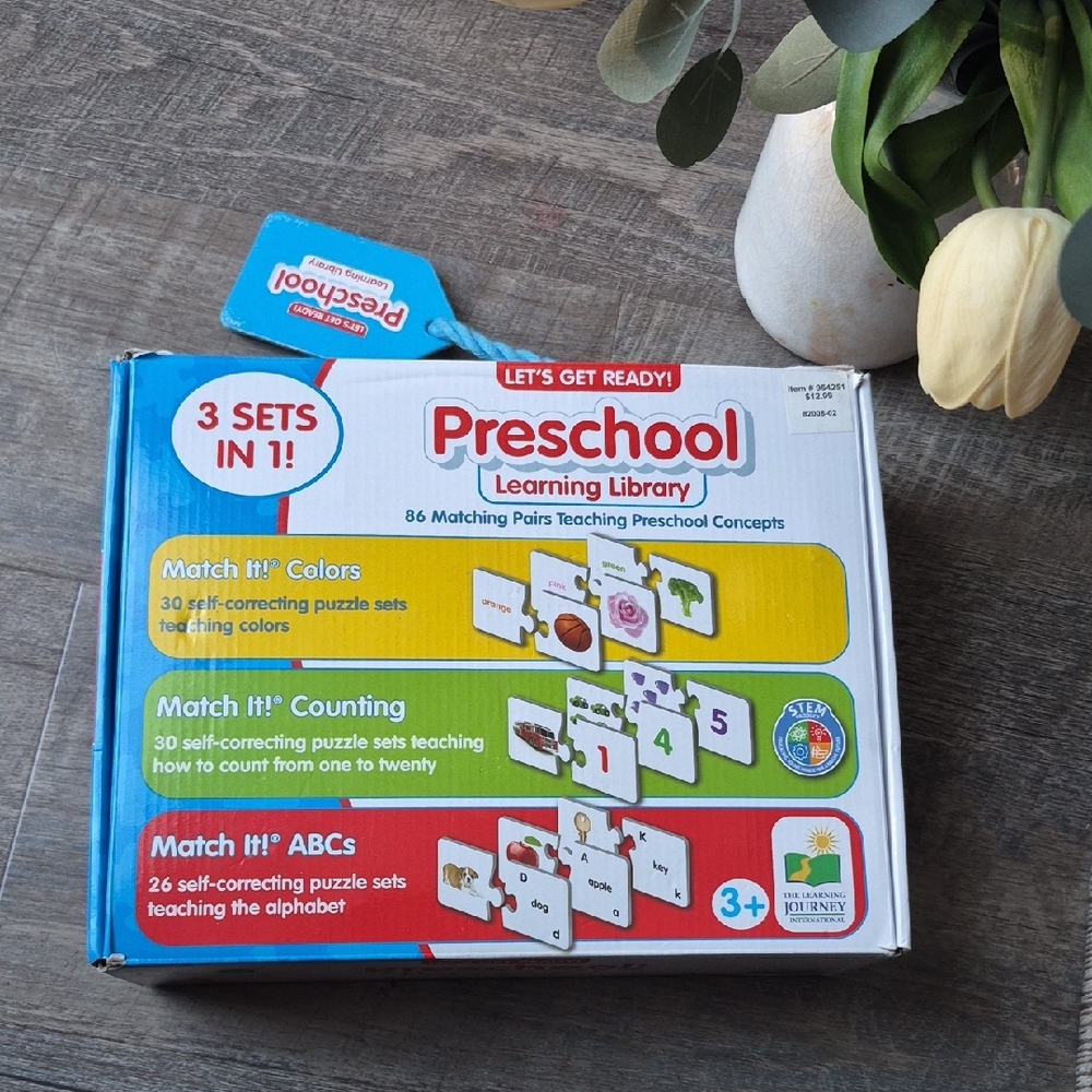 Learning Library - 3 Sets in 1 - Blue, Yellow, Red